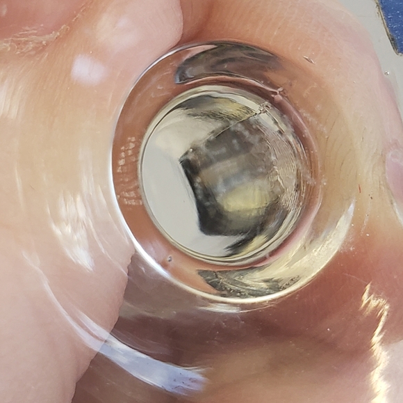 Vintage Lenox Horizon Crystal Wine Glass, Wedding Crystal Wine Glasses - Picture 3 of 16